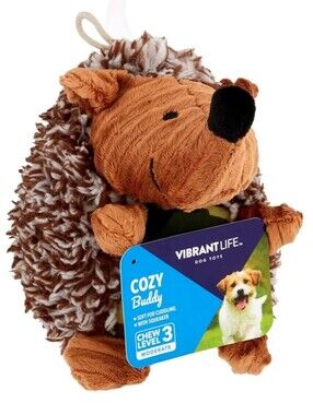 NWT! Vibrant Life Cozy Buddy 3 Each Hedgehogs Dog Toys